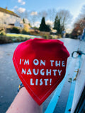 Naughty List Pet Bandana