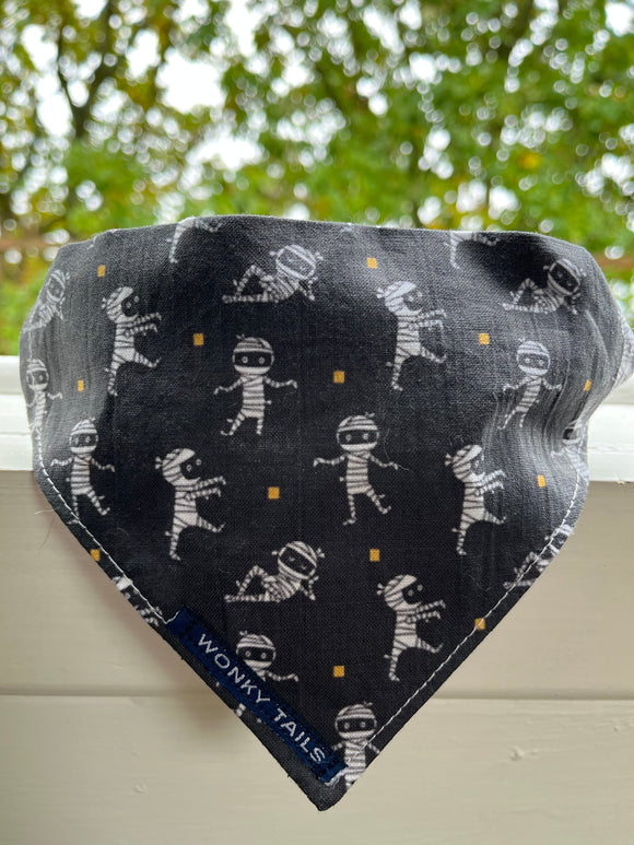 Dancing Mummies Halloween Pet Bandana