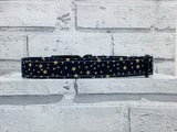 Gold Star Navy Pet Collar