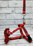 Gold Star Red Pet Harness