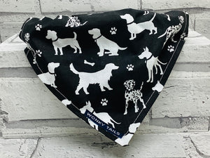 Dog Black Pet Bandana