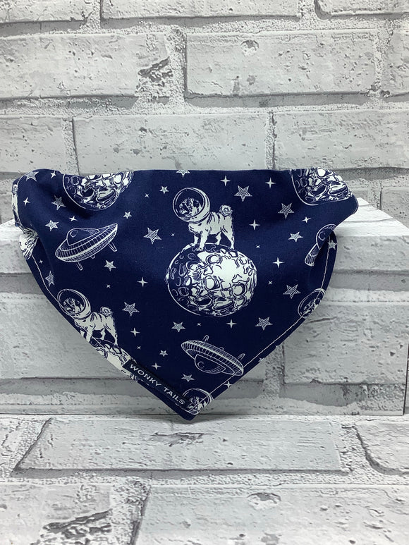 Space Pug Pet Bandana