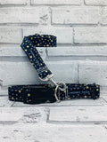 Gold Star Navy Pet Collar