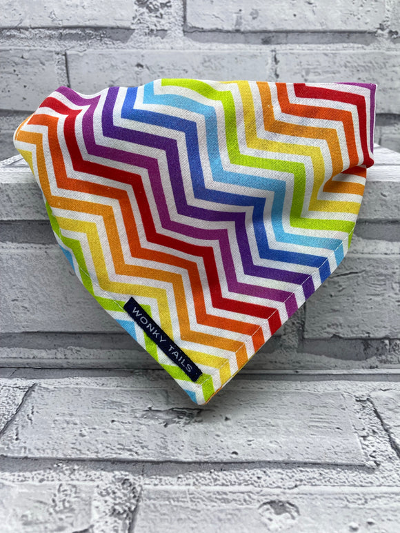 Zigzag Pride Pet Bandana