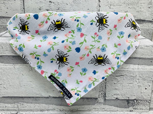 White Bee Pet Bandana