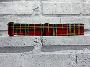 Tartan Red Pet Collar