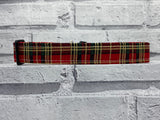 Tartan Red Pet Collar